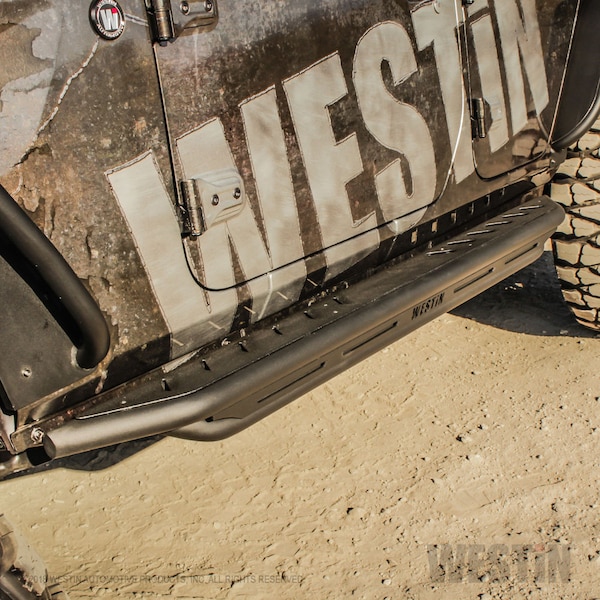 Westin Automotive 18-C WRANGLER UNLIMITED JL 4DR (EXCL 2018 JK) TRIPLE TUBE ROCK RAIL STEPS 42-6025 - main